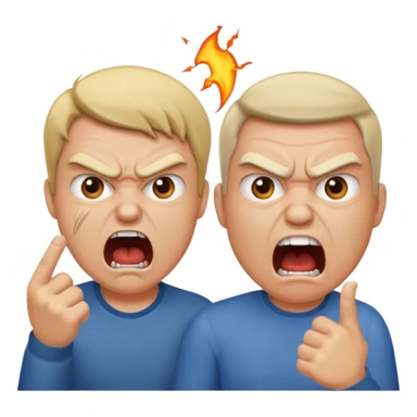 when two people argue sticker