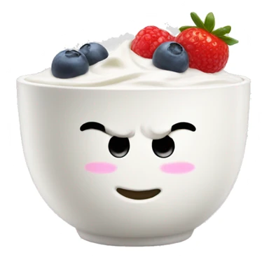 Yogurt bowl  sticker