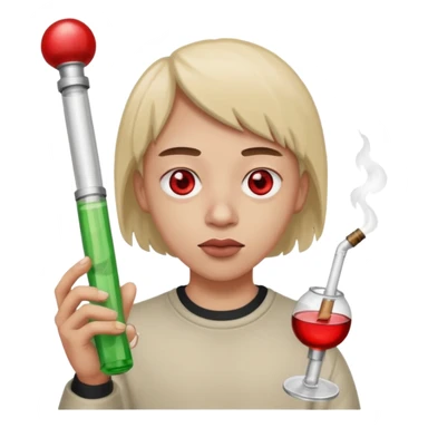 Marihuana,porros,blonds,bongs,ojos rojos sticker