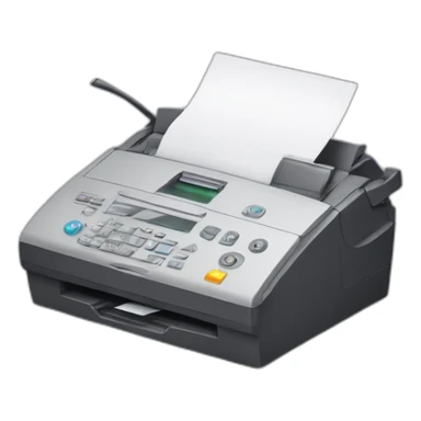 fax machine sticker