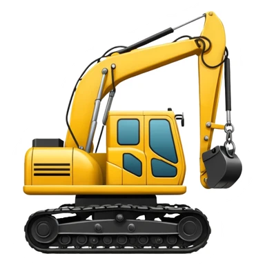 Escavadeira hidráulica sticker