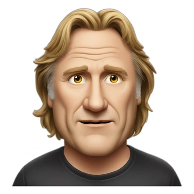 gerad depardieu sticker