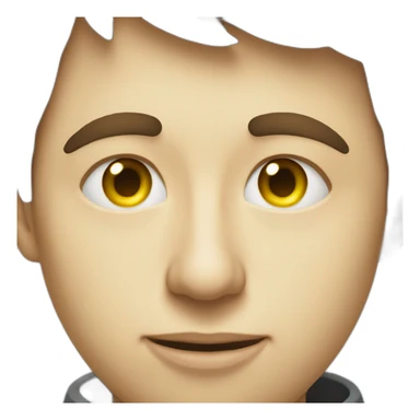 sam altman with a teardrop from his eye sticker