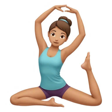 Person Doing Yoga sticker
