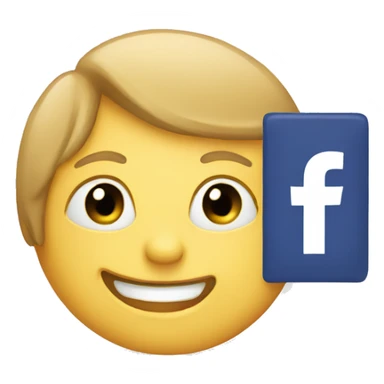 Facebook logo sticker