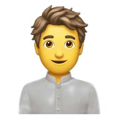 la lettre A et D formant un coeur sticker