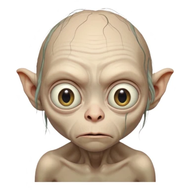 gollum from lord of the rings sticker