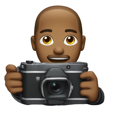 Duen johnson filming something on an iPhone 15 camera sticker