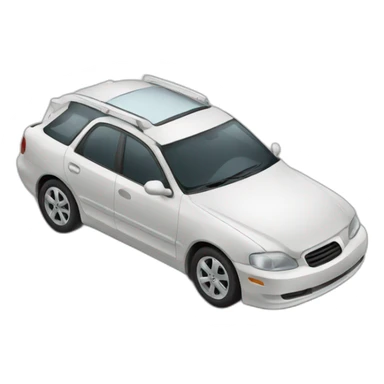 car in parking sticker