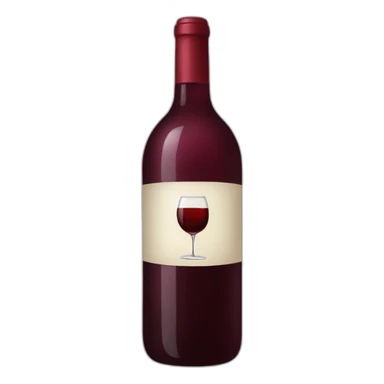 Botle-red-wine sticker