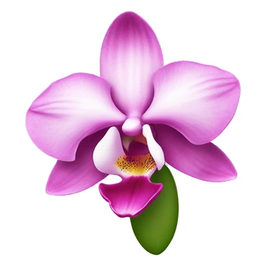 Beautiful pink orchidee sticker