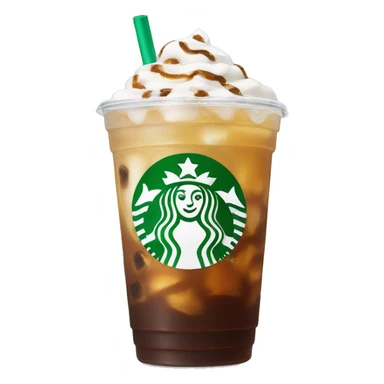 Starbucks iced drink sticker
