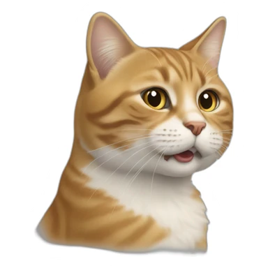 Un chat qui joue sticker