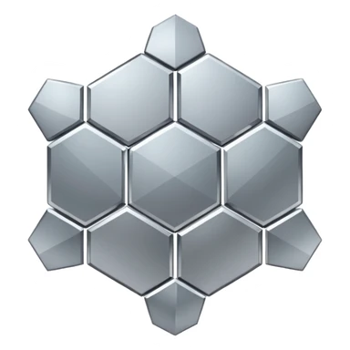 Hexagon sticker