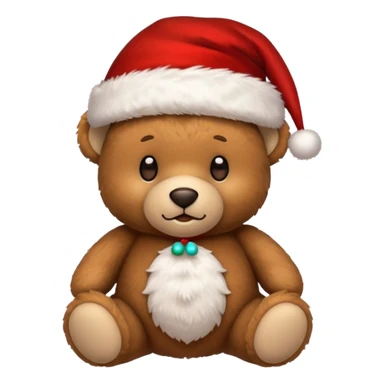 Christmas bear sticker