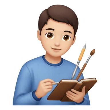 drawing aesthetic hobby sticker