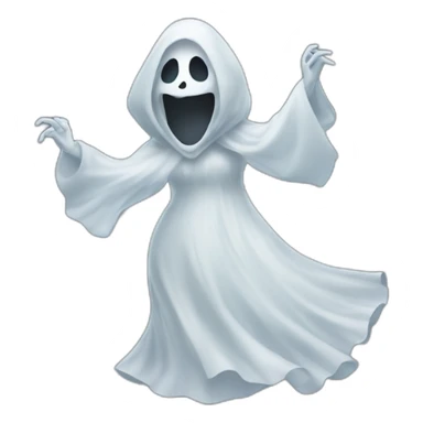 ghost woman dancing sticker