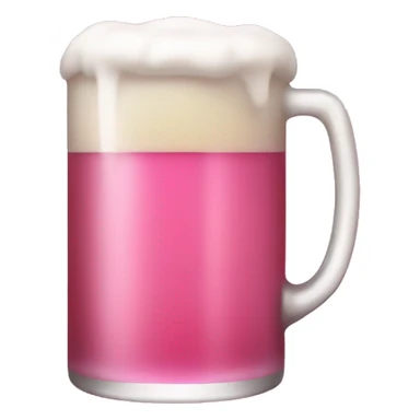 pink beer sticker