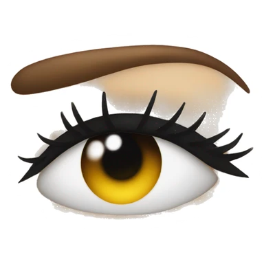 eye lashes sticker