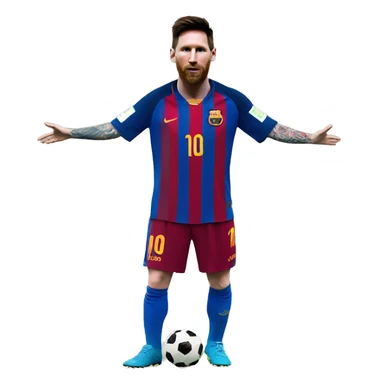 Messi con el mundial  sticker