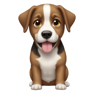 Cachorro pulando  sticker