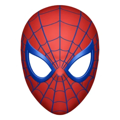 Spider man mask sticker
