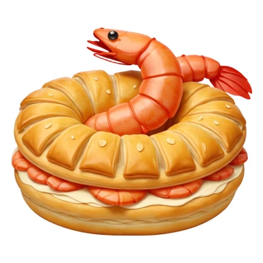 Un choux à la crevette sticker