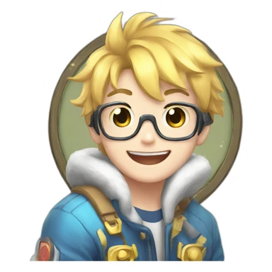 badge, medal, new year, snowflake, pokemon, picture, paint, draw sticker