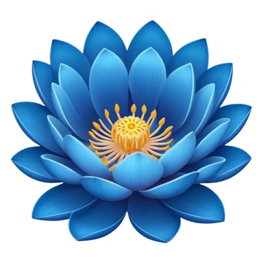 lotus bleu sticker