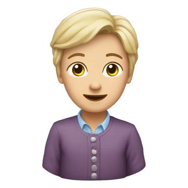 Мама блондинка с голубыми глазами целует сына с голубыми глазами и рядом папа брюнет с бородой и коричневыми глазами sticker