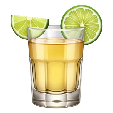 Shot of tequila sticker