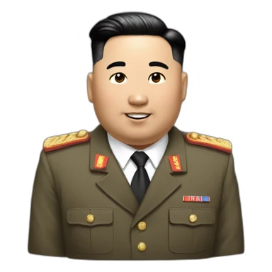 Kim Jung Un in love sticker