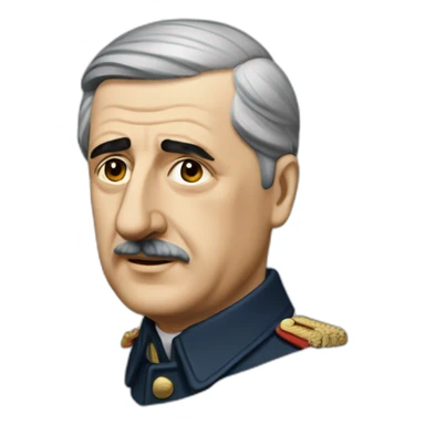 Général, De Gaulle sticker