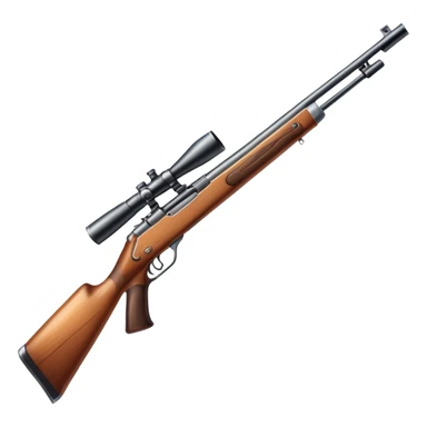 Double barrel rifle sticker