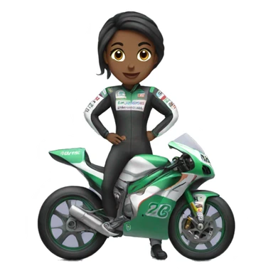 Racer Girl  sticker