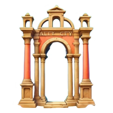 The Lost Island of Atlantis sticker