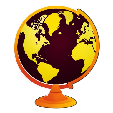 Globe  sticker