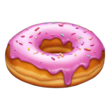 Donut en forme de losange sticker