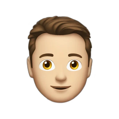 Elon Musk in a car sticker