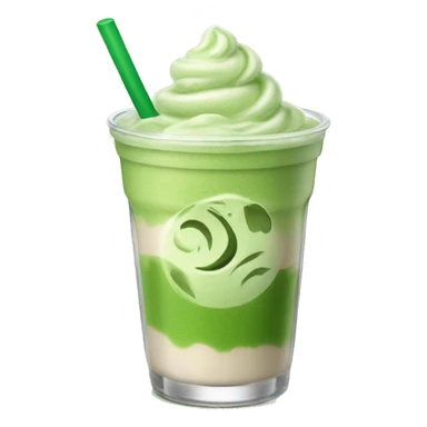 Iced matcha latte  sticker