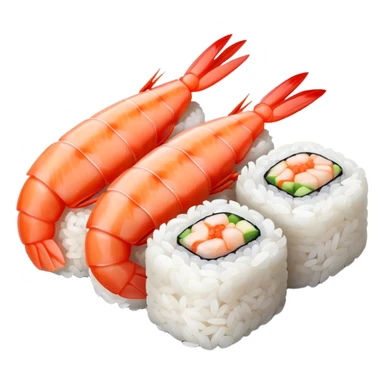 Shrimp nigiri sticker