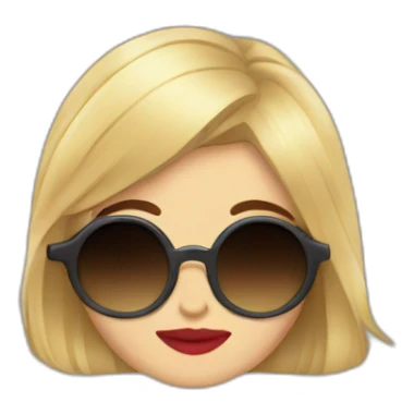 sticker kiss in the style of the series Gossip Girl sticker