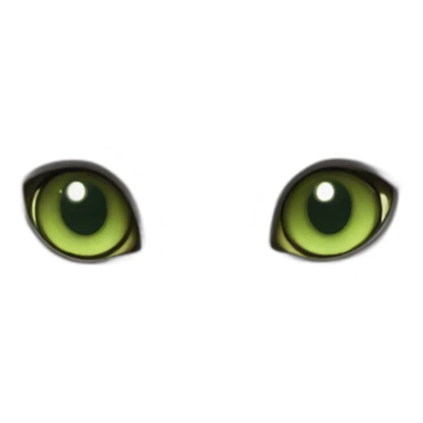 British shorthair cat green eyes sticker