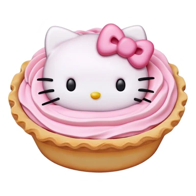 hello kitty pie sticker