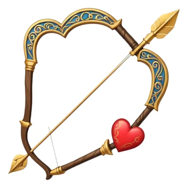 love bow and arrow sticker