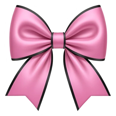 pink gothic bow sticker