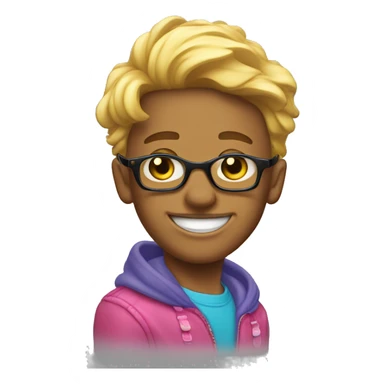 80’s roller skating  sticker