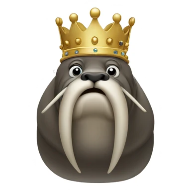 King walrus  sticker