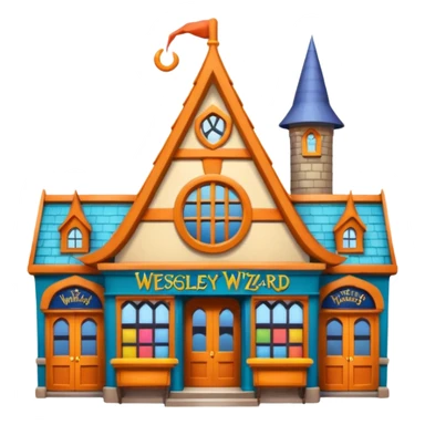 Weasley’s wizard wheezes shop Harry Potter style sticker