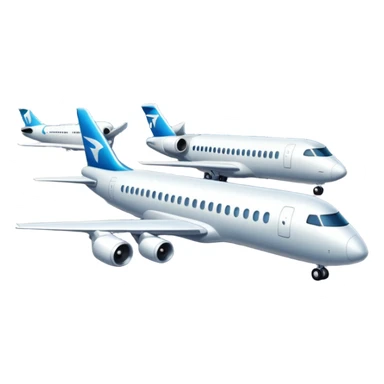 planes next to terminal building sticker